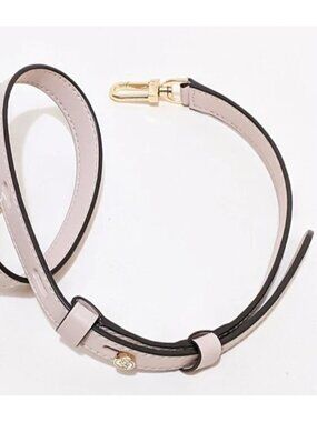 Michael Kors Adjustable Crossbody Strap Beige Leather Gold Hardware Replacement